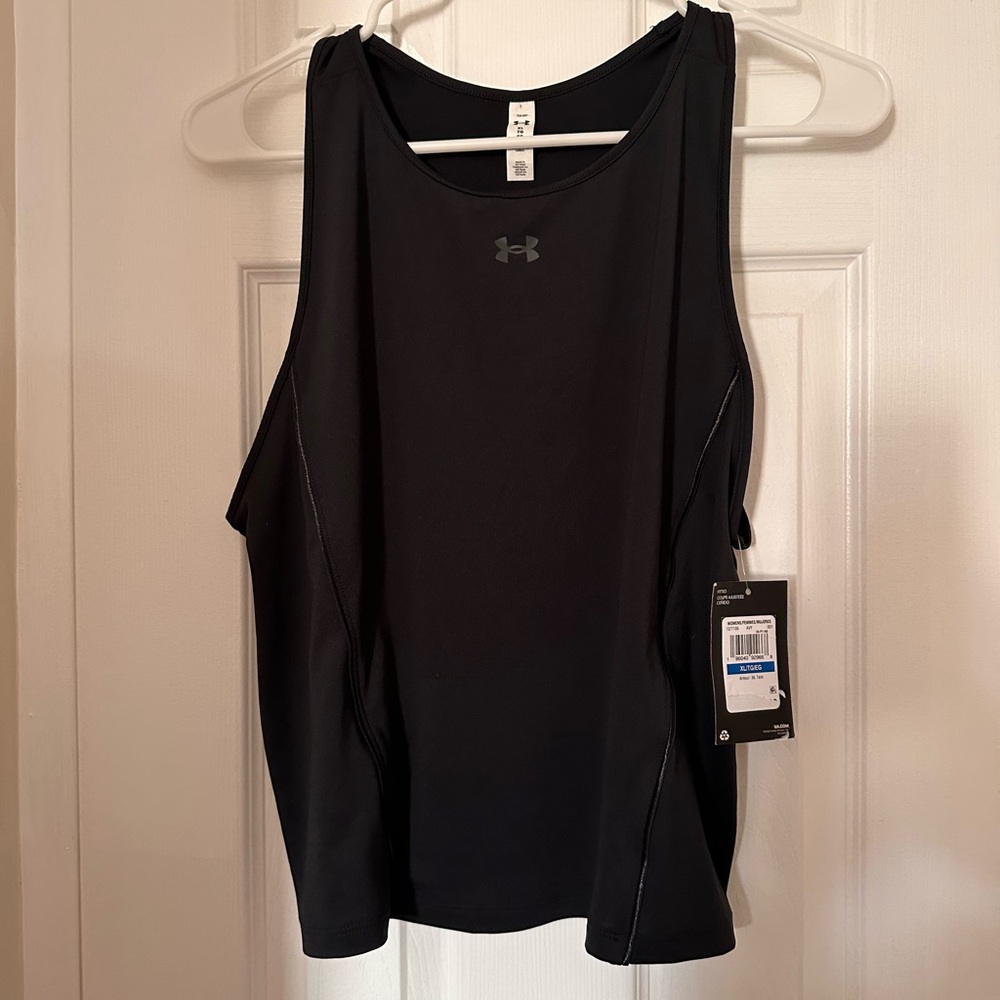 BRAND NEW Under Armour Women's Black Tank Top with tags